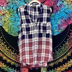 XL rock&republic tank top flannel